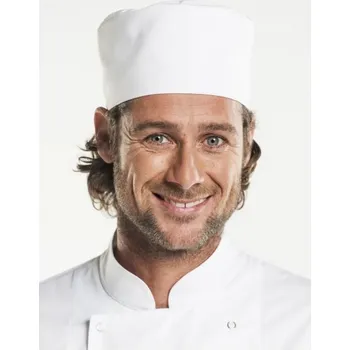 Čepice Chaud Devant | Kuchařská čepice Bandi Black - White / One Size / One Size / bílá