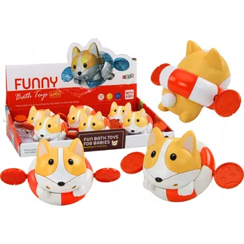 NATAHOVACÍ HRAČKA DO VANY LIŠKA V KRUHU PLOVOUCÍ LIŠKA