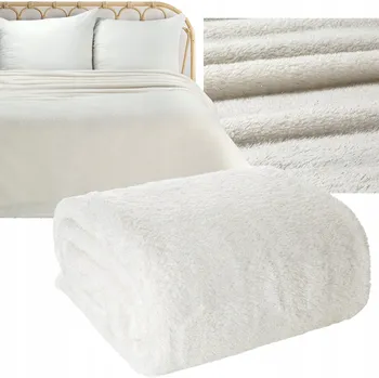 Prostěradlo Deka Eurofirany polyester 150 cm x 200 cm bílá