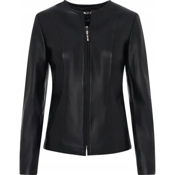 Moto bunda Bukowski dámská kožená bunda ležérního stylu na zip