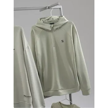 Pánská mikina Sinsay - Sportovní mikina s kapucí - zelená - 493HL-07X - 493HL-07X-2XL