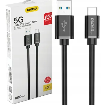 Datový kabel Kabel Dudao USB - USB-C 1 m černý