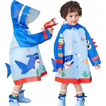 Pláštěnka DĚTSKÝ PLÁŠTĚNKA DO DEŠTĚ smingus dyngus S KAPUCÍ r.M 3-4 ROKY