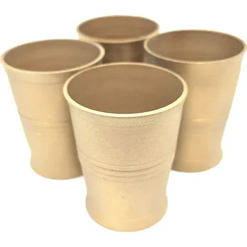 Sklenice Sada 4 sklenic - mosaz, matná - SEK