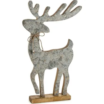 Vánoční ozdoba Vánoční dekorace FIG 143 stříbrná (2 ks)