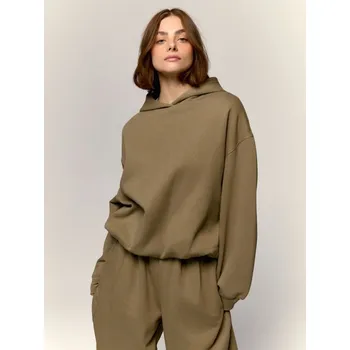 Dámský kabát Mikina bomber - L - House - olivový - 684IO-91X