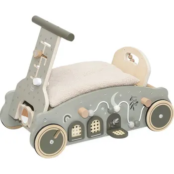 Dětské vozidlo Label Label Houpátko, chodítko a vozítko 3 v 1 Olive Green