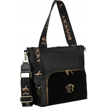 Kabelka Rovicky shopper kabelka eko kůže černá