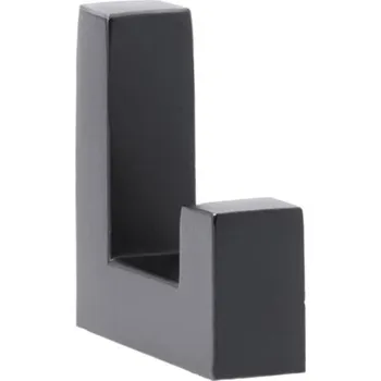 Věšák Nástěnný věšák na oblečení LOFT Prosty 201 ČERNÁ matná