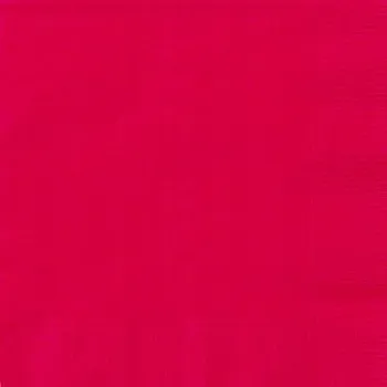 Papírový ubrousek Ubrousky červené 33x33cm 20 KS