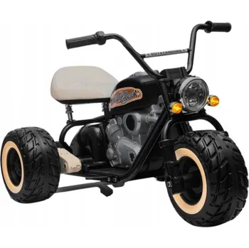 Dětské elektrovozidlo MOTOR NA AKUMULÁTOR TŘÍKOLOVÝ 24V AUTÍČKO ELEKTRICKÝ PRO DĚTI ČERNÝ