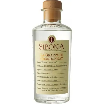 Pálenka Sibona La Grappa di Chardonnay 40 % 0,5 l
