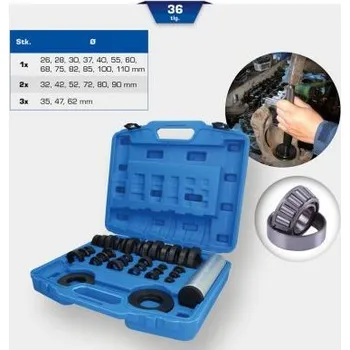 Nářadí pro automobil BRILLIANT TOOLS Sada na zatloukání ložisek, nylon, 36-dílná, BT671750