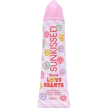 Péče o ruce Sunkissed krém na ruce Love Hearts Sweet Whip Hand Cream, Blackcurrant, 60ml