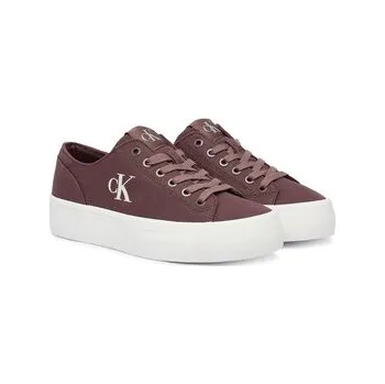 Dámská obuv Calvin Klein Jeans Sneakersy Vulc Flatform Low Canvas Mg YW0YW01763 Šedá 39