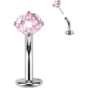 Piercing Šperky4U Obrácený PUSH IN piercingu do pupíku TITAN - TIT1621-P