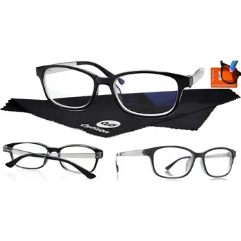 Sluneční brýle BRÝLE K POČÍTAČI S FILTREM MODRÉHO SVĚTLA BEZ DIOPTRIÍ + UV400 DÁREK TEST