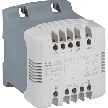 Transformátor LEGRAND 044236 TR: 400VA 230/400ą15V 24/48V 044236