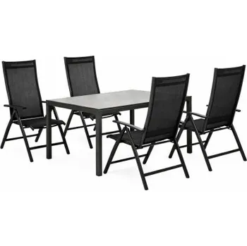 Zahradní sestava Doppler PICASO EXPERT přírodní – zahradní hliníková souprava 4+1