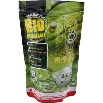 Airsoftová kulička Airsoftové kuličky G&G BIO 0,20g, 2000bb