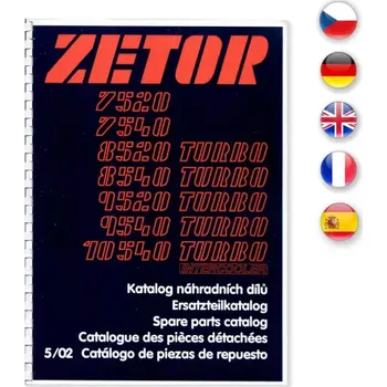 Tažné zařízení Katalog nd pro zetor 7520-10540 uř iii 8/02 | 11.370