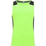 Pánské sportovní tílko Misano, svítivě zelená/černá, Velikost S