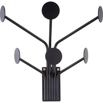 Věšák Select Time Černý kovový nástěnný věšák Comel