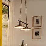 Eglo 49457 - Lustr na lanku STOCKBURY 2xE27/60W/230V