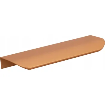 Obraz Nábytková úchytka hranová oranžová matná 35 x 4 x 1,8 cm