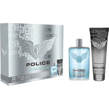 Pánský parfém Police Silver Allure Dárková sada EDT 100 ml a sprchový gel 100 ml