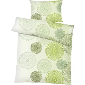 Povlečení Dadka Povlečení krep 140 × 200 cm, 70 × 90 cm, Magic světle zelené