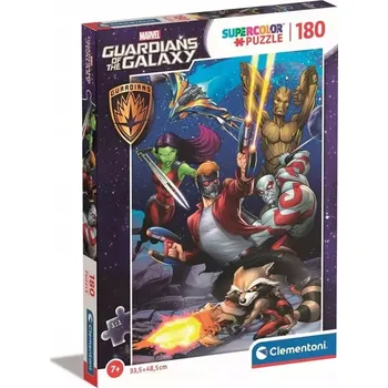 Puzzle Puzzle 180 dílků Super Color Marvel Strážci Galaxie Clementoni