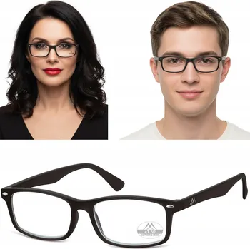 Brýle na čtení k počítači dioptrické +1.50 pouzdro Montana obroučky CE