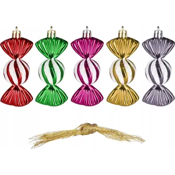 Vánoční dekorace Sady vánoční koule 6 cm 5 ks