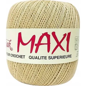 Příze Háčkovací Příze MAXI AltinBasak 100g 565m 300 Tmavě krémová