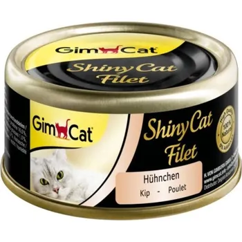 Krmivo pro kočku Gimborn Gimcat ShinyCat konz. filet v kuřecím vývaru 70g