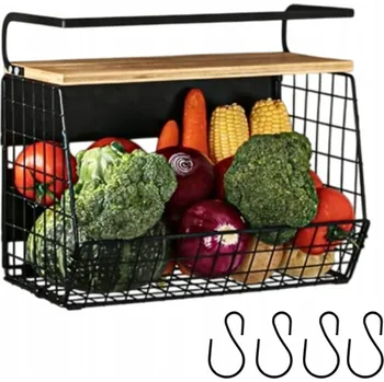 police MAGNETICKÝ REGÁL NA KOŘENÍ POLIČKA KUCHYŇSKÁ NA LEDNIČKU A ZEĎ ORGANIZÉR