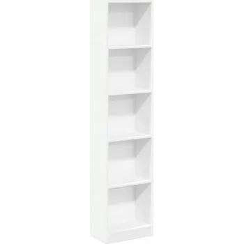 Knihovna Bílá knihovna 40 x 24 x 176 cm s otevřenými policemi