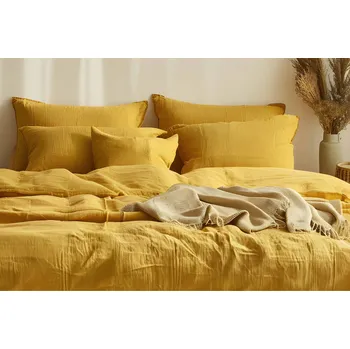 Povlečení DARRÉ Mušelínové povlečení Toffee Velikost: 140 x 200 + 70 x 90