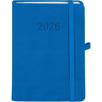 Kalendář Knižkový kalendář B6 TDW Memofix modrý Antra