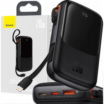 Powerbanka BASEUS POWER BANKA 10000MAH 20W PD + KABEL LIGHTNING