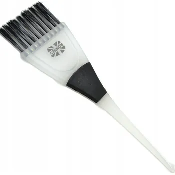 Kosmetický štětec Plochý štětec Ronney bezbarvý, štětiny plast