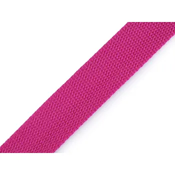 Popruh polypropylenový šíře 30 mm tloušťka 2 mm, malé, 4 růžová pink