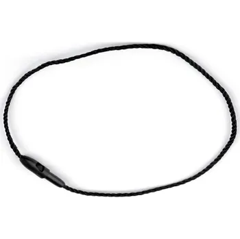 Náramek Šňůrka na visačku PES s pojistkou, velké, 3 černá