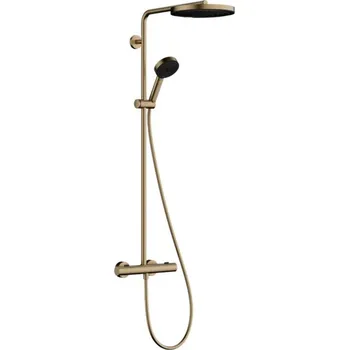Sprchový set HANSGROHE - Pulsify S Puro Sprchový set s termostatem, průměr 26 cm, 3 proudy, kartáčovaný bronz 24237140