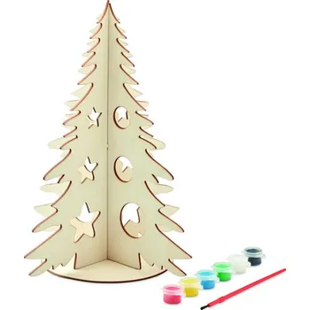Vánoční dekorace Vánoční stromek k vybarvení Tree And Paint