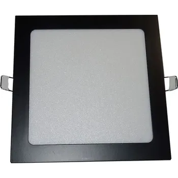 Bodové svítidlo Podhledové světlo LED 15W, 188x188mm, 3000K, 230V/15W, vestavné, černé