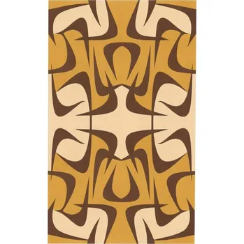 Koberec Designový kusový koberec Concentrations, 130x170, žlutá, chodba / předsíň, GDmats - 1 rok na vrácení + DOPRAVA ZDARMA k Vám i zpět