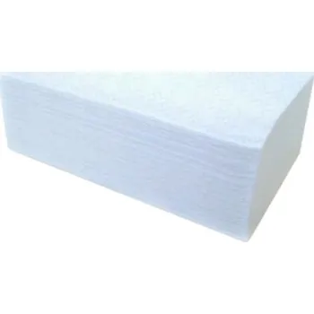 Papírový ručník Papírové ručníky ZZ bílé 2vr. 23x25 3000ks