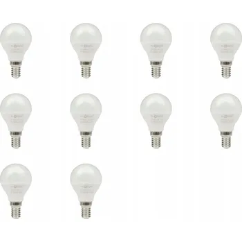 Žárovka LED žárovka Kulička 5W Malý Závit E14 450lm Studená Bílá 6500K SADA 10 Ks
